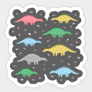 Dinosaurus Family Sticker